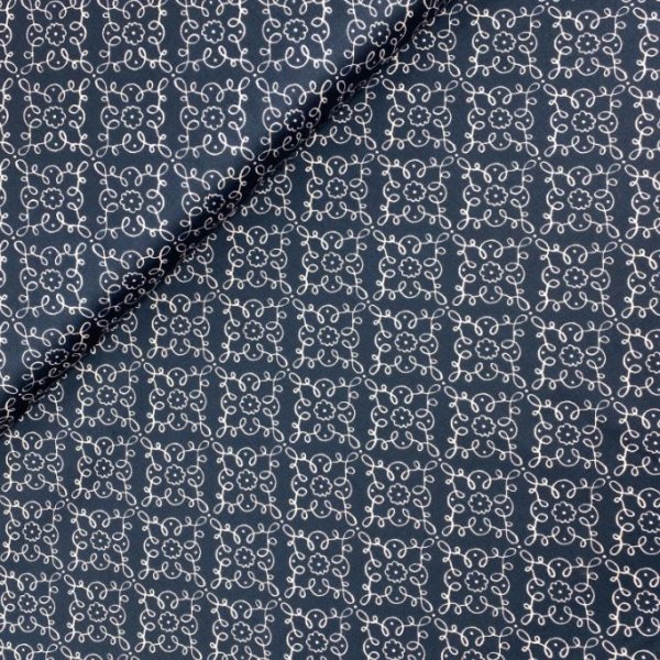Bio Baumwoll Satin - Flourish - Wildflower - Cloud9 Fabrics